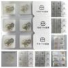9 Dandong 7750 Movement Parts: Complete Balance Wheel Assembly, Automatic First Wheel, Automatic Second Wheel, Automatic Third Wheel, Escape Wheel, Pallet, Bearing