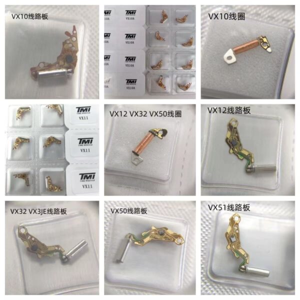 9 Brand New Quartz Movements: VX12, VX11, VX10, VX32, VX50, VX51 Movement Coils, Circuit Coils, Circuit Boards, IC Boards