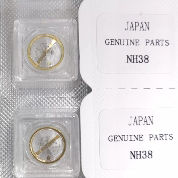 9 Watch Accessories, Original Japanese NH37, NH38, NH39 Balance Wheel, Complete Balance with Hairspring, Golden Hairspring