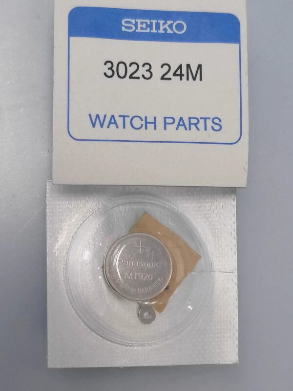 Imported Seiko Solar Battery 3023-24M - MT920 Rechargeable Watch Battery Accessory