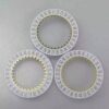 Swiss Ronda 785 Quartz Movement Watch Spare Parts: Black & White Date Discs (3 O'clock and 6 O'clock Positions)