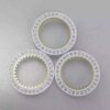 Swiss Ronda 785 Quartz Movement Watch Spare Parts: Black & White Date Discs (3 O'clock and 6 O'clock Positions)