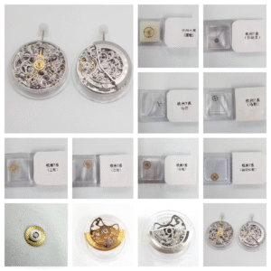 未命名 Series 7 Movement Spare Parts, Hangzhou 7500 Movement, Balance Wheel, Pallet Fork, Automatic Yoke, Automatic Wheel, Second Wheel, Third Wheel