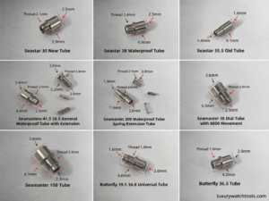 Omega Crown Tube Options